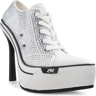 Zigi Soho Hardey Pointed Toe Platform Pump in White at Nordstrom, Size 11