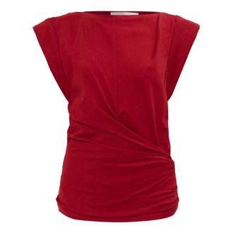Isabel Marant Tops, Dames, Rood, M, Katoen, Maisan T-shirt