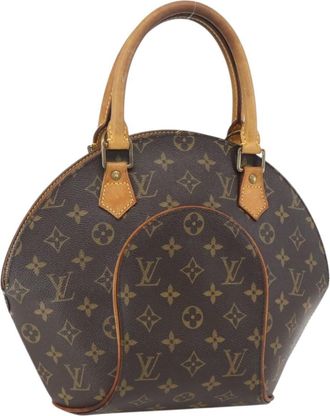Louis Vuitton Ellipse Bag Monogram Canvas Brown Canvas Handbag (Pre-Owned)