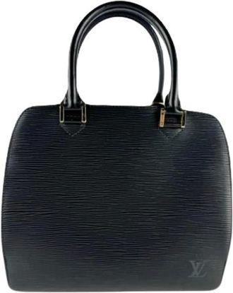 Louis Vuitton Pre-owned Handbags, female, Black, Size: ONE SIZE Pre-owned Leather Handbag