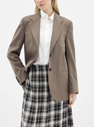 Acne Studios Womens Wool-blend loose Blazer Jacket