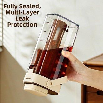 OEM Infusor De Caf&eacute; Fr&iacute;o - Jarra De T&eacute; - Preparaci&oacute;n De Bebidas - Tapa Herm&eacute;tica - 1 Litro - Caf&eacute; Ligero