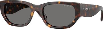 Vogue Eyewear VO5586S Polarized W65681 Womens Sunglasses Tortoiseshell Size 53