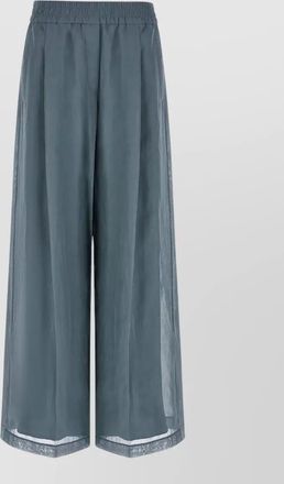Brunello Cucinelli loose track wide-leg trousers