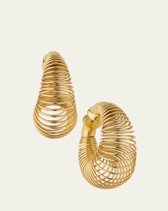 Alaia Spiral Coil Hoop Earrings