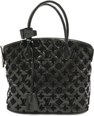 Louis Vuitton Black Noir Patent Leather Leather Handbag Tote Bag (Pre-Owned)
