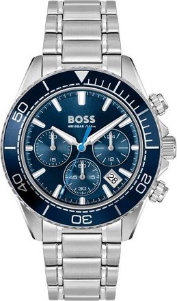 BOSS Sealiner Blue Chronograph Bracelet Watch, 44mm at Nordstrom