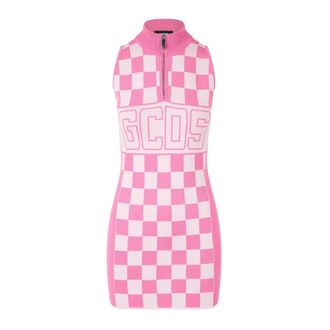GCDS Gcds, Dames, Jurken, Roze, Maat: XS Viscose