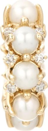 Adina Reyter Freshwater Pearl & Diamond Rounds Big Bead Charm Pendant in D0.14 14Kyg at Nordstrom