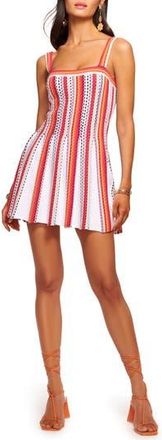 Ramy Brook Luisa Stripe Minidress in Ivory Multistripe Sweaters at Nordstrom Rack, Size Small