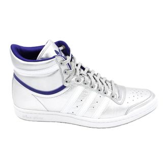 adidas Stijlvolle Hi-Top Leren Sneakers - Heren - Skateschoenen - Grijs - 36 EU - Fitness
