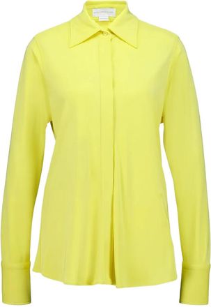 Stella McCartney Camicia con colletto abbottonato - Giallo