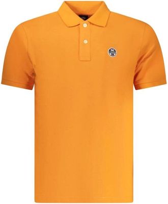 North Sails Arancione Katoenen Polo - Heren - Polos - Oranje - 2XL - Katoen - Tops