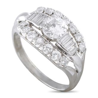 Luxury Bazaar 14K White Gold 1.82ct Diamond Ring MF03-082726