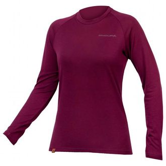 Endura Baabaa Blend Langarm Baselayer Merinounterw&auml;sche f&uuml;r Damen | lila