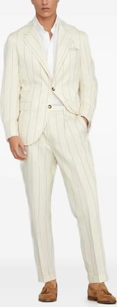 Brunello Cucinelli Completo gessato - Bianco