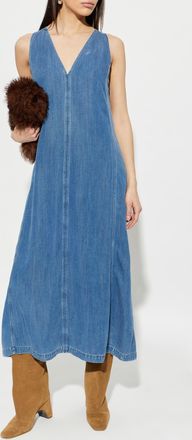 Sams&oslash;e & Sams&oslash;e Denim Dress Saskylar, Womens, Blue