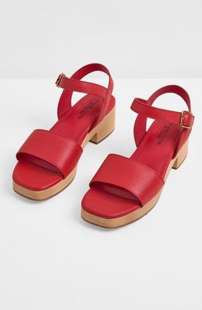 Charlotte Stone Allie Clog Sandal in Rouge at Nordstrom, Size 10