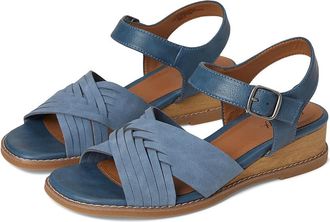 Söfft Maeve Womens Sandals Azanti Blue : 8.5 M, Faux Leather