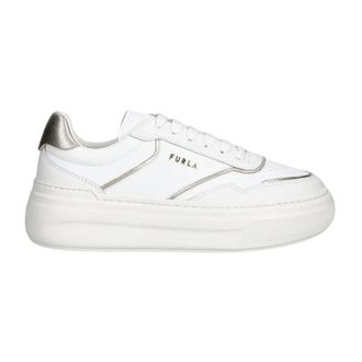 Furla Dames, Schoenen, Wit, Maat: 41 EU Leer