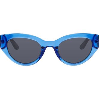 Kurt Geiger 52mm Cat Eye Sunglasses in Indigo Crystal at Nordstrom Rack