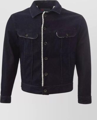Lardini corduroy single-breasted coat