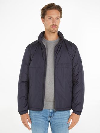 Tommy Hilfiger Kurzjacke TOMMY HILFIGER PORTLAND STAND COLLAR JACKET, Herren, Gr. M, blau (desert sky), Web, Obermaterial: 70% Polyester, 30% Polyurethan, Jacken Kur