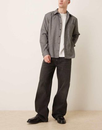 Calvin Klein Jeans Jeans ampi nero slavato