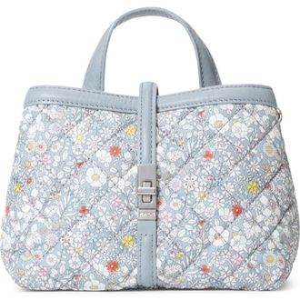 MZ Wallace Mini Astor Diamond Quilted Top Handle Bag in Junes Meadow at Nordstrom