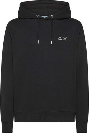 Sun 68 Sweatshirts & Hoodies - Heren - Hoodies - Zwart - S - Katoen - Hoodies & sweatvesten