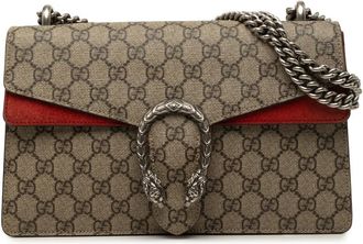 Gucci Pre-owned Gucci Medium GG Supreme Dionysus Shoulder Bag Ladies XFHU3O5RW9SJLY3A