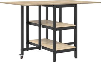vidaXL Mesa De Comedor 122 X 80 X 76,5 Cm Madera De Ingenier&iacute;a Vidaxl