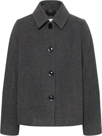 Part Two Single-Breasted Coats - Dames - Mantel - Grijs - L - Jassen