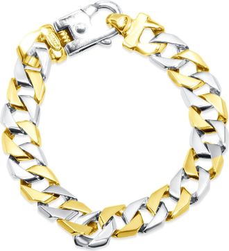 Pompeii3 Mens Cuban Link 14k Gold (62gram) or Platinum (99gram) 12.5mm Bracelet 8.5