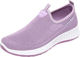 Generic Ladies Lightweight Arch Support Running Shoes Womens Shoes Ethnic Casual Summer Fashion Hollow Breathable Flat Heel Soft Sole Casual Walking Sneakers 