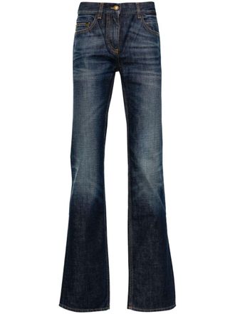 Palm Angels Straight Leg Denim Jeans