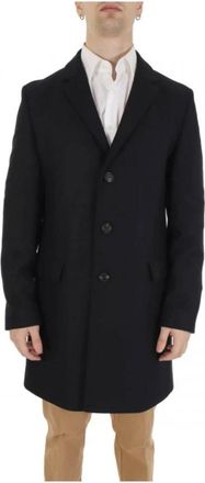 HUGO BOSS Heren, Mantels, Blauw, Maat: 2XL