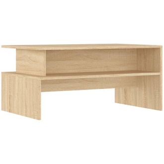 vidaXL Mesa De Centro Madera De Ingenier&iacute;a Roble Sonoma 90x55x42,5 Cm Vidaxl