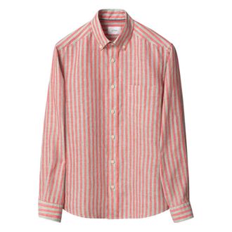 Eton Casual Shirts, male, Multicolor, Size: M Multi Striped Linen Shirt