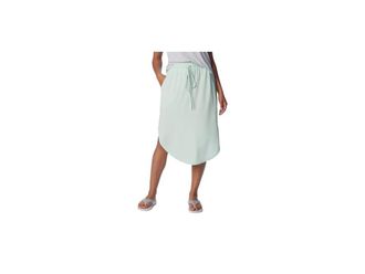 Columbia Slack Watertm Knit Skirt Womens Skirt Icy Morn : MD, Rayon/Polyester/Elastane