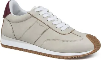 J/Slides Womens Lilith Sneaker In Off White/wine