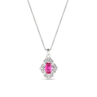 Le Vian Passion Ruby Pendant set in 14K Vanilla Gold