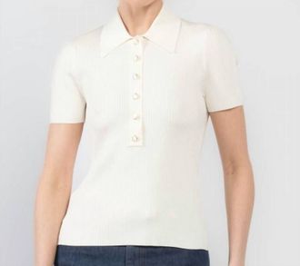 Zimmermann Rib Polo In Parchment