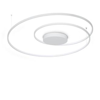 Netlighting Oz Integrated LED Semi Flush Ceiling Light White 8300lm 3000K