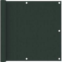 OEM Biombo Para Balc&oacute;n, Verde Oscuro, 90 X 300 Cm, Tela Oxford - Crezuo