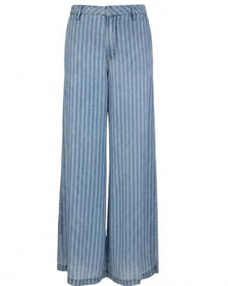 Kut from the Kloth Womens Ryan Wide Leg Denim Jeans In Blue
