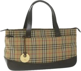 Burberry Pre-owned Handbags, female, Beige, Size: ONE SIZE Pre-owned Hand Bag