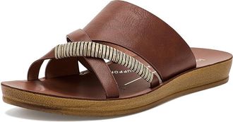 Los Cabos Bride Womens Sandals Cognac : EU 40 (US Womens 9.5-10) M, Faux Leather