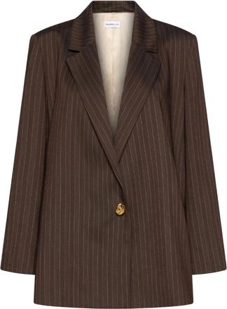 Marella Mllurlo Blazer - Dames - Blazers - Bruin - S - Jassen