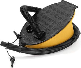 Trade Shop Trade Shop - Pompa A Piede 28x19 Cm Volume 1.400 Cc Gonfia/sgonfia 3 Adattatori Valvola 62004